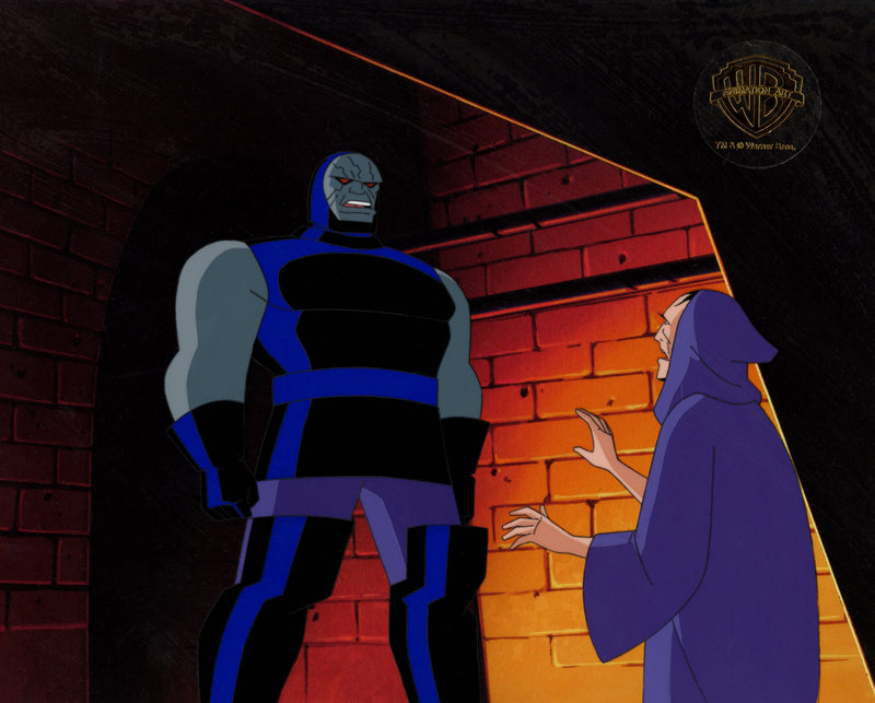 Superman The Animated Series Original Production Cel with Matching Drawing: Darkseid, DeSaad