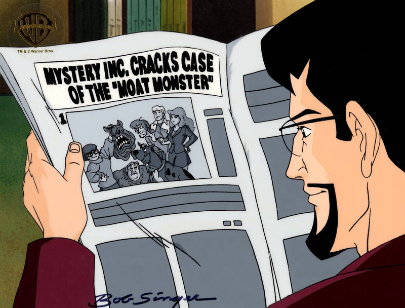 Scooby-Doo and the Witch's Ghost Original Production Cel Signed by Bob Singer: Ben Ravencroft