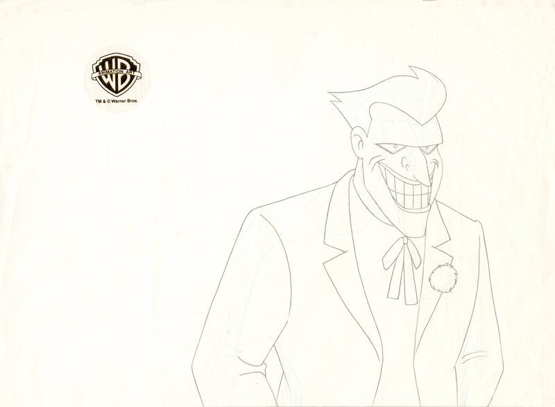 Batman The Animated Series Original Production Drawing: Joker
