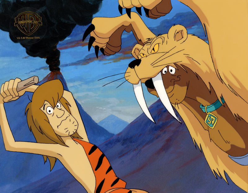 Scooby-Doo and the Witch's Ghost Original Production Cel with Matching Drawing: Scooby-Doo, Shaggy
