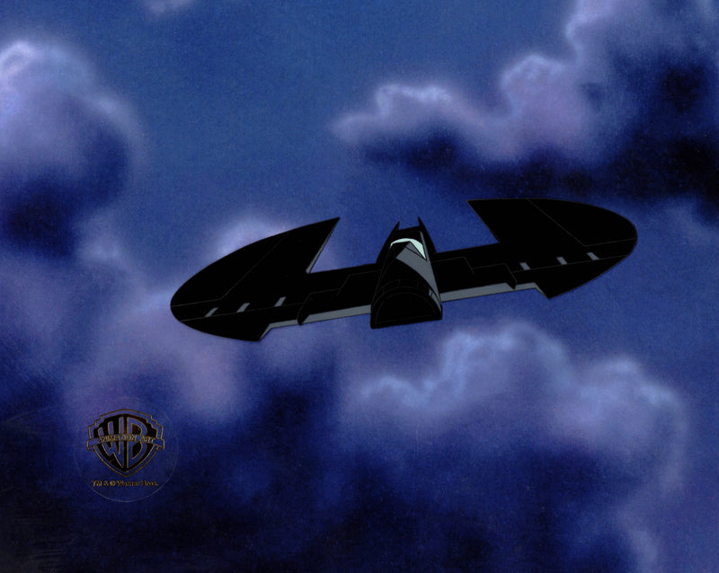 Batman The Animated Series Original Production Cel: Batplane