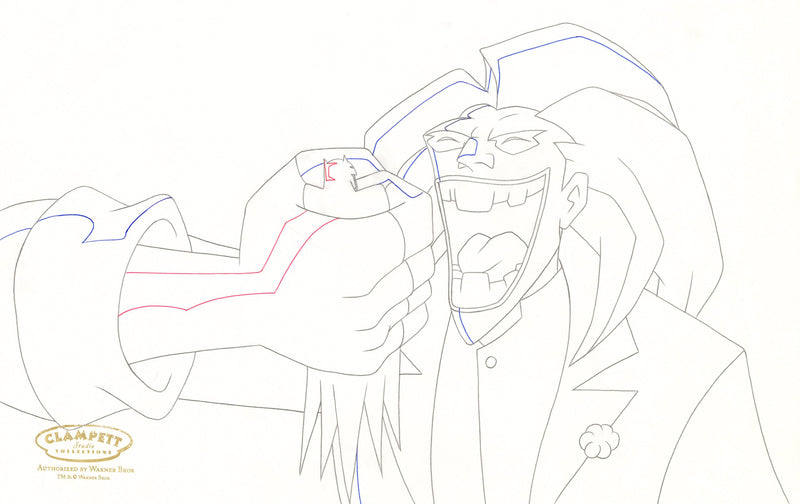 The Batman Original Production Drawing: Batman, Joker