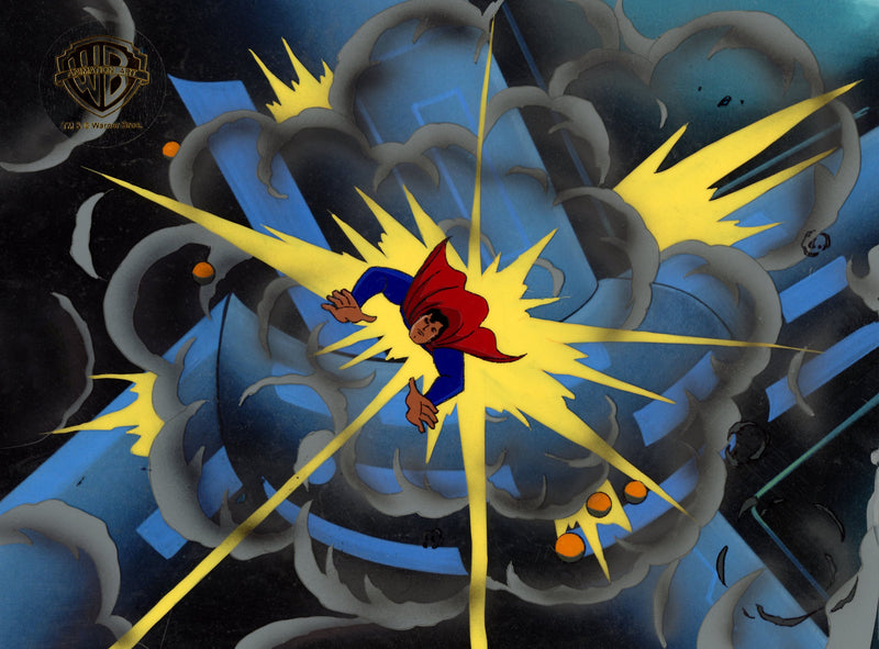 Superman The Animated Series Original Production Cel: Superman