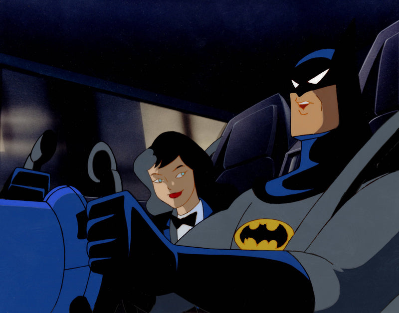 Batman The Animated Series Original Production Cel: Zatanna, Batman
