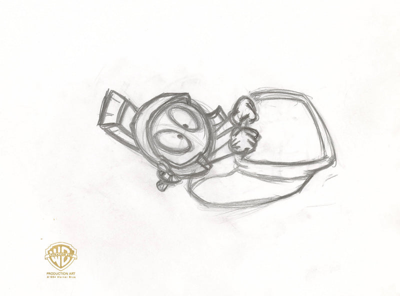 Looney Tunes Original Production Drawing: Marvin Martian