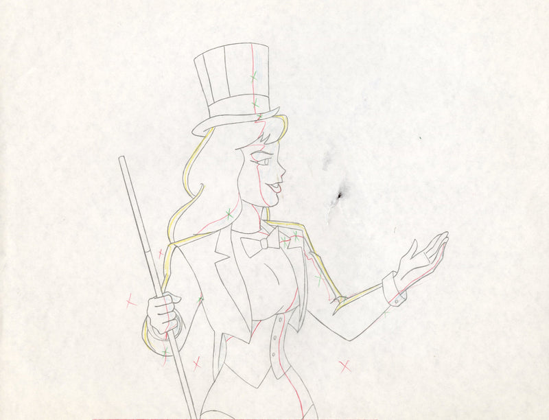 Batman The Animated Series Original Production Drawing: Zatanna
