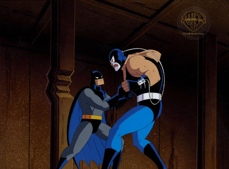 Batman The Animated Series Original Production Cel: Batman, Bane