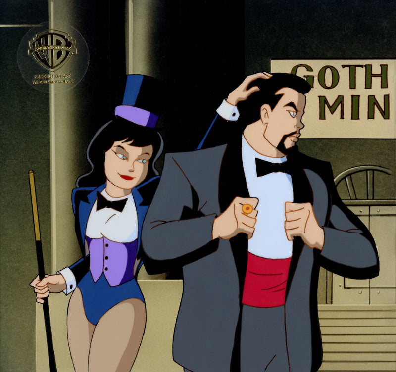 Batman The Animated Series Original Production Cel: Zatanna, Montague Kane