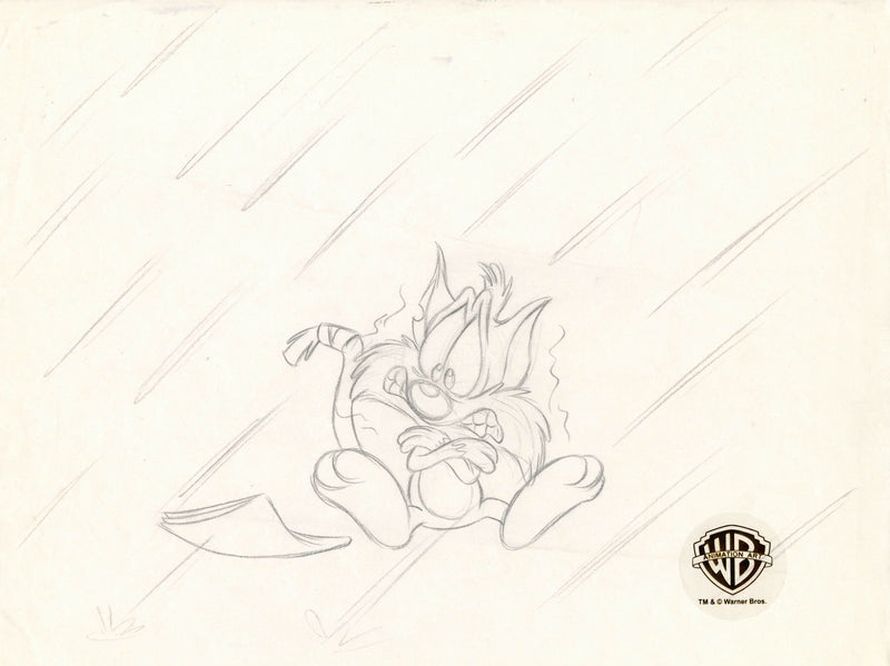 Tiny Toons Original Production Drawing: Furrball