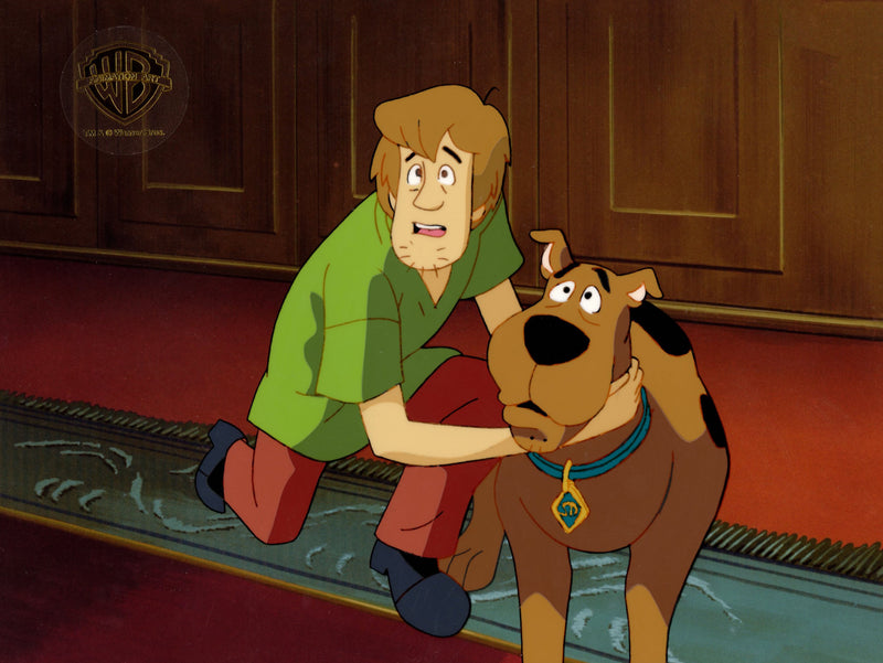 Scooby-Doo on Zombie Island Original Production Cel with Matching Drawing: Shaggy, Scooby-Doo