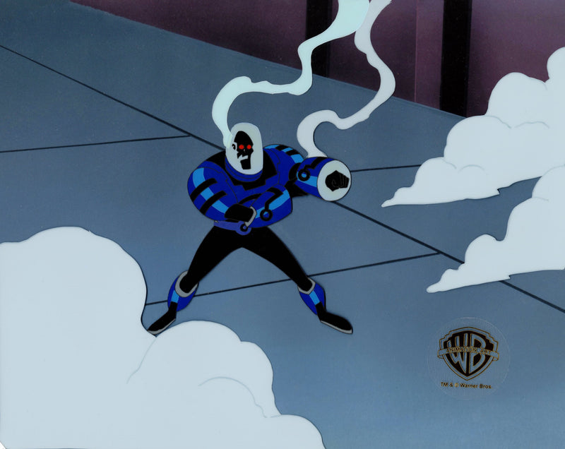 Batman Beyond Original Production Cel with Matching Drawings: Mr. Freeze