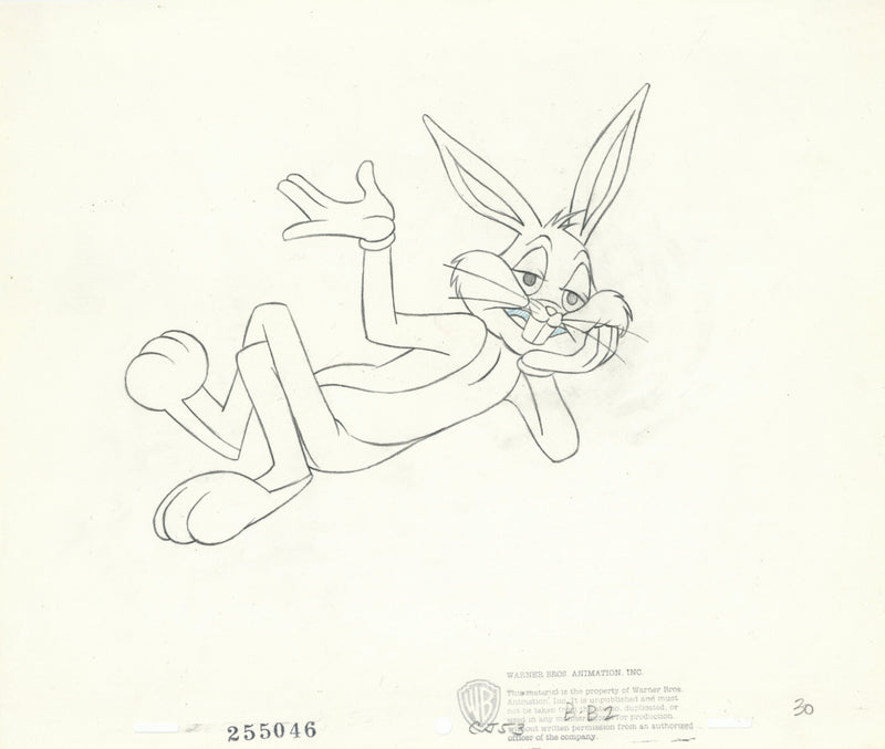 Bugs Bunny's Bustin' Out All Over Original Production Drawing: Bugs Bunny