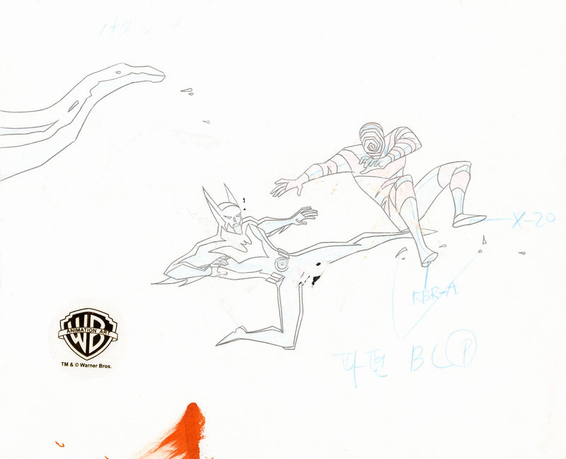 Batman Beyond Original Production Drawing: Batman, Spellbinder