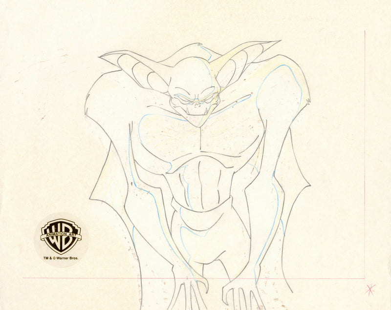 Batman The Animated Series Original Production Drawing: Man-Bat