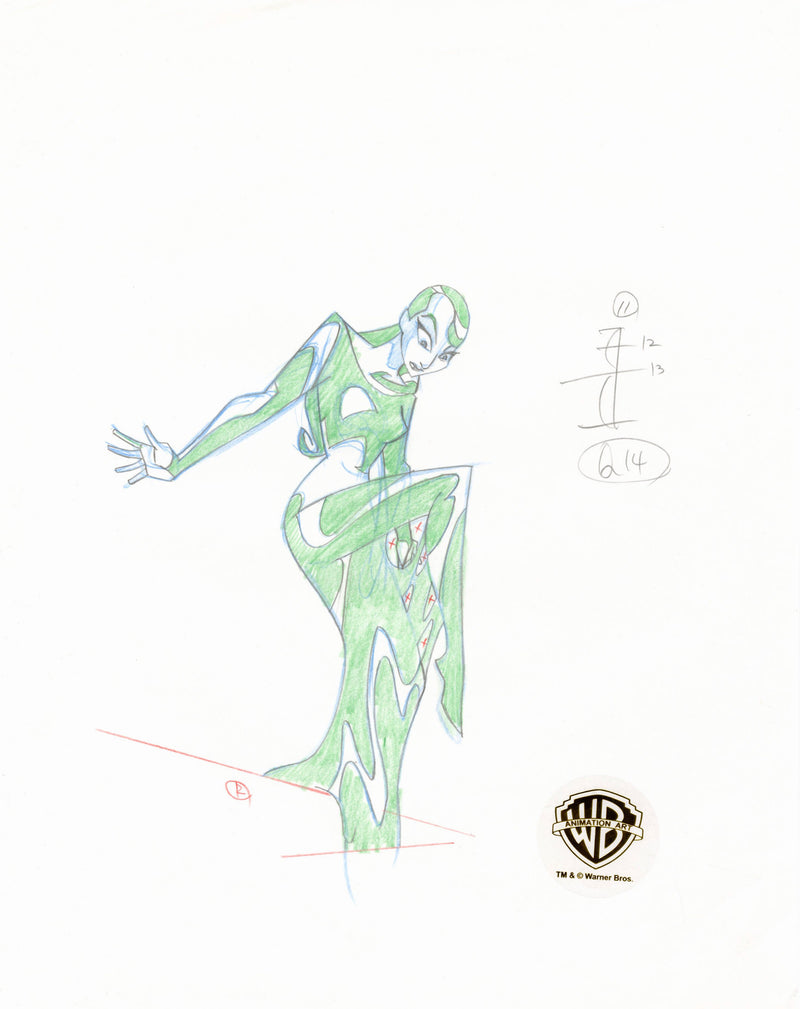 Batman Beyond Original Production Drawing: Inque