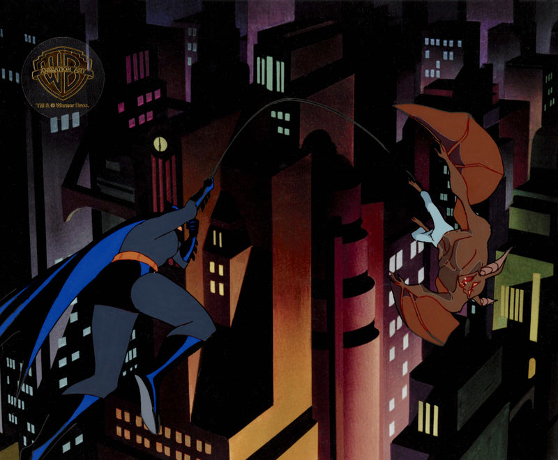 Batman The Animated Series Original Production Cel: Batman, Man-Bat