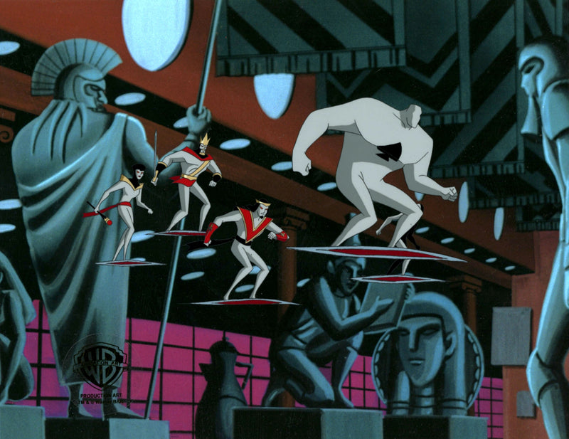 Batman Beyond Original Production Cel with Matching Drawing: Royal Flush Gang