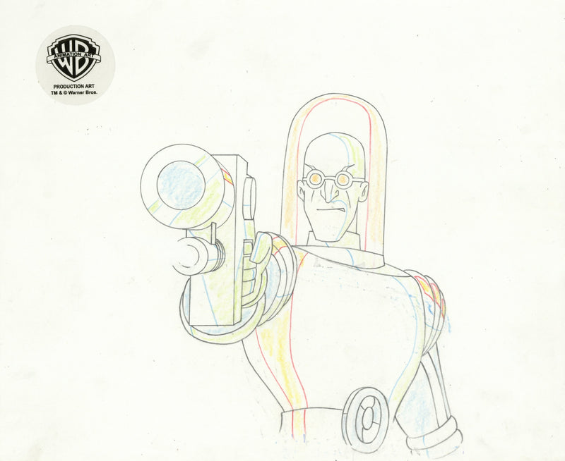Batman The Animated Series Original Production Drawing: Mr. Freeze