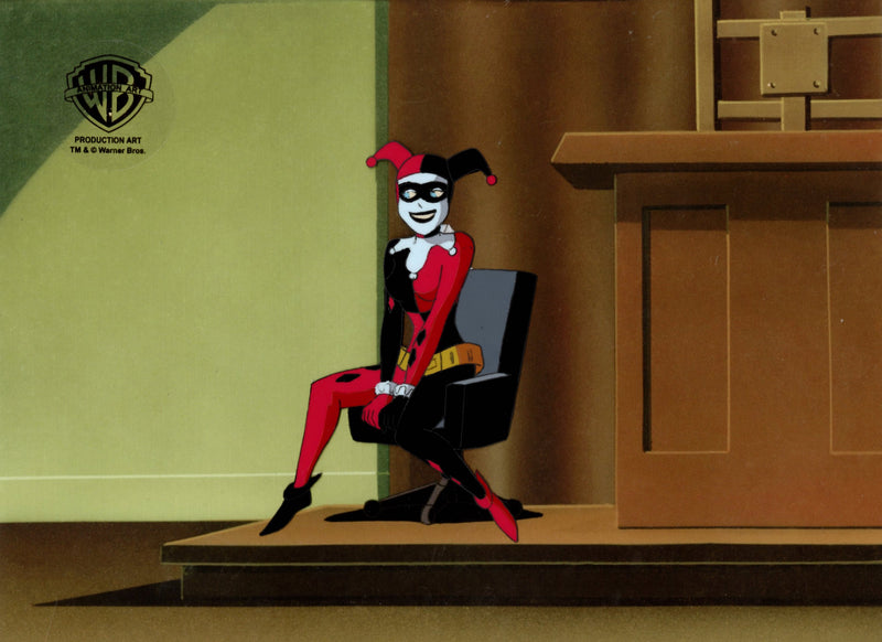 Batman The Animated Series Original Production Cel: Harley Quinn