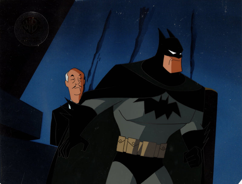 The New Batman Adventures Original Production Cel: Batman, Alfred