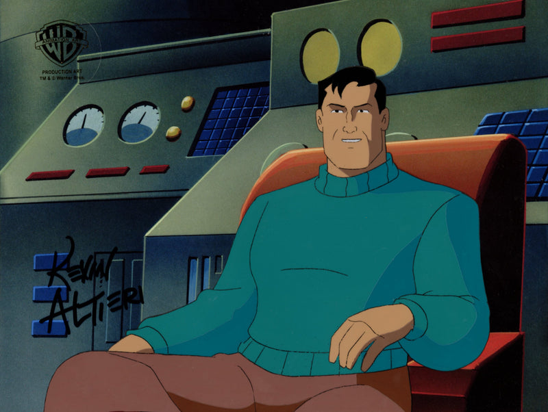 Batman The Animated Series Original Production Cel Signed by Kevin Altieri: Bruce Wayne