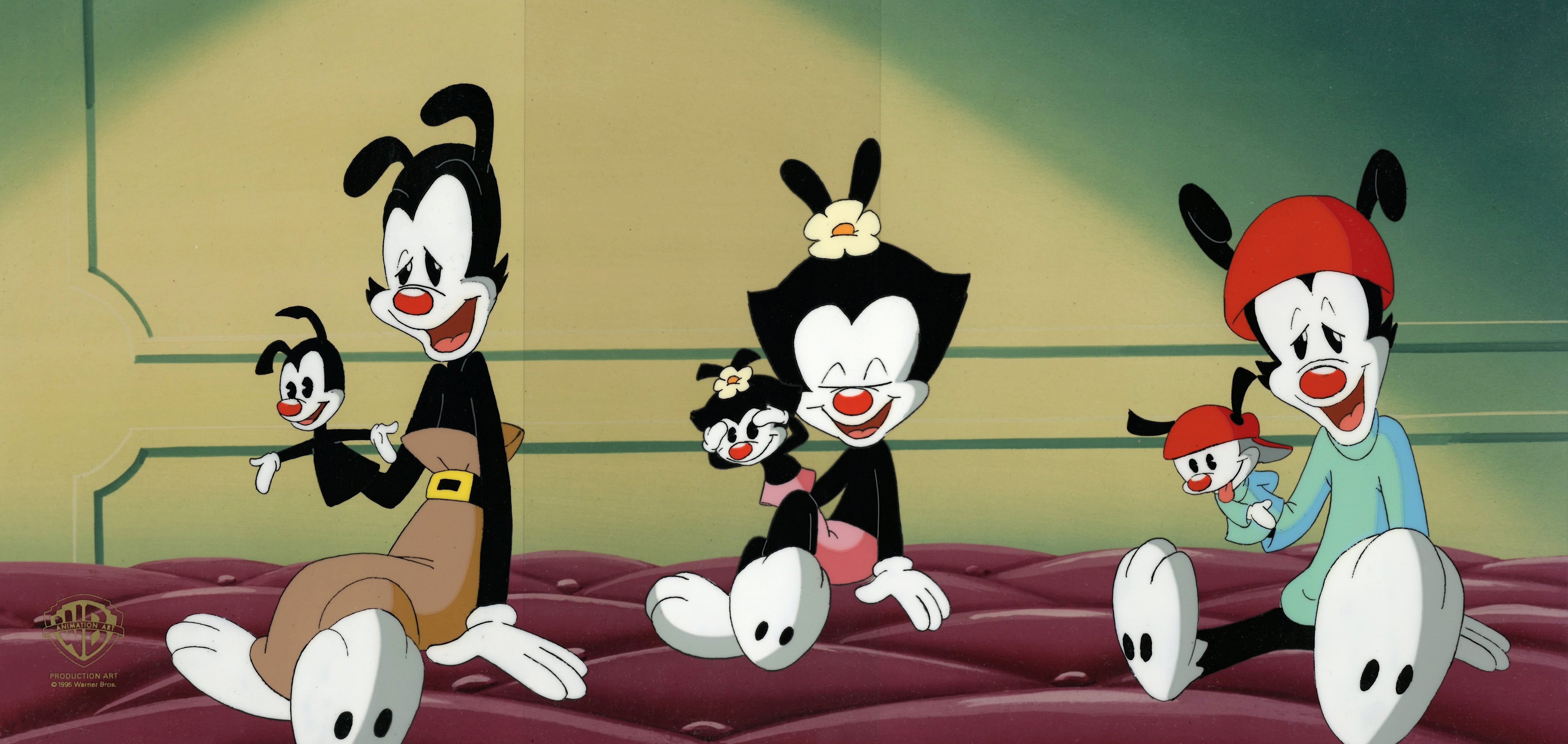 Animaniacs Original Production 3-Cel: Yakko, Wakko, Dot – Choice 