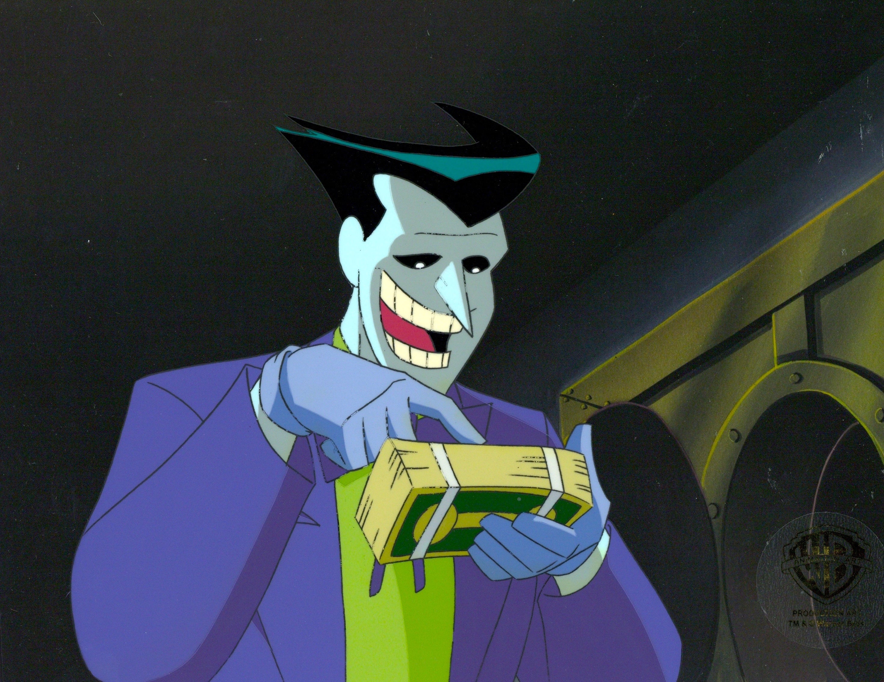 The New Batman Adventures Original Production Cel With Matching