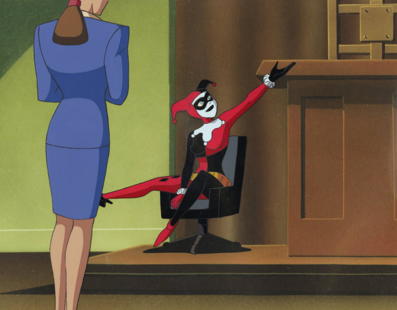 Batman The Animated Series Original Production Cel: Harley Quinn, Janet van Dorn