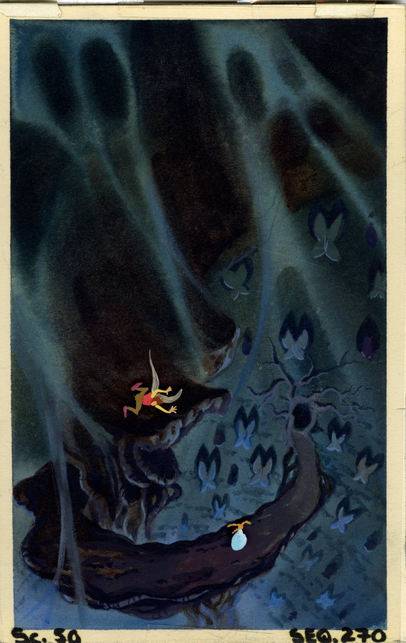 Thumbelina Original Concept Painting: Thumbelina, Prince Cornelius
