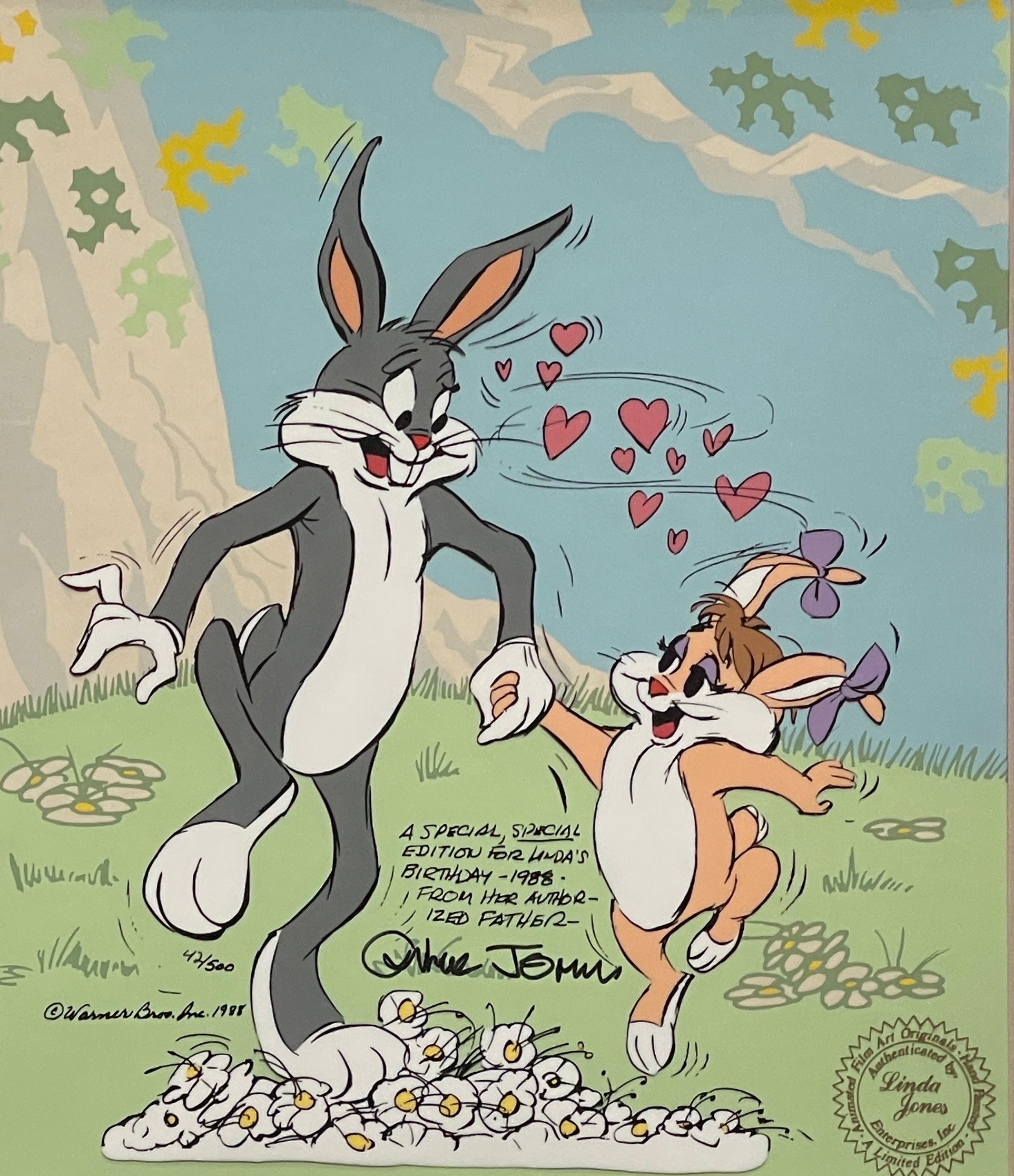 Looney Tunes Limited Edition Cel Signed by Chuck Jones: Bugs Bunny and –  Choice Fine Art