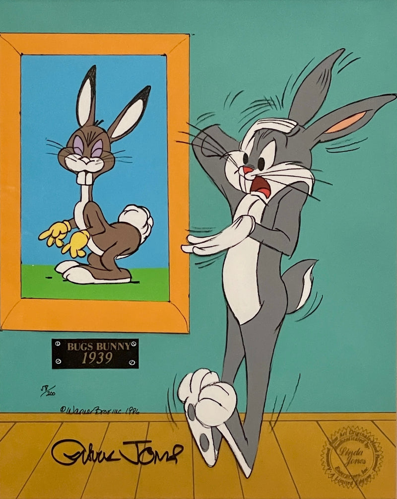Looney Tunes Limited Edition Cel Signed by Chuck Jones: Bugs Bunny 1939