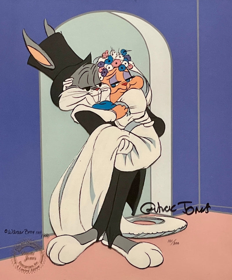 Looney Tunes Limited Edition Cel Signed by Chuck Jones: Bugs Wedding
