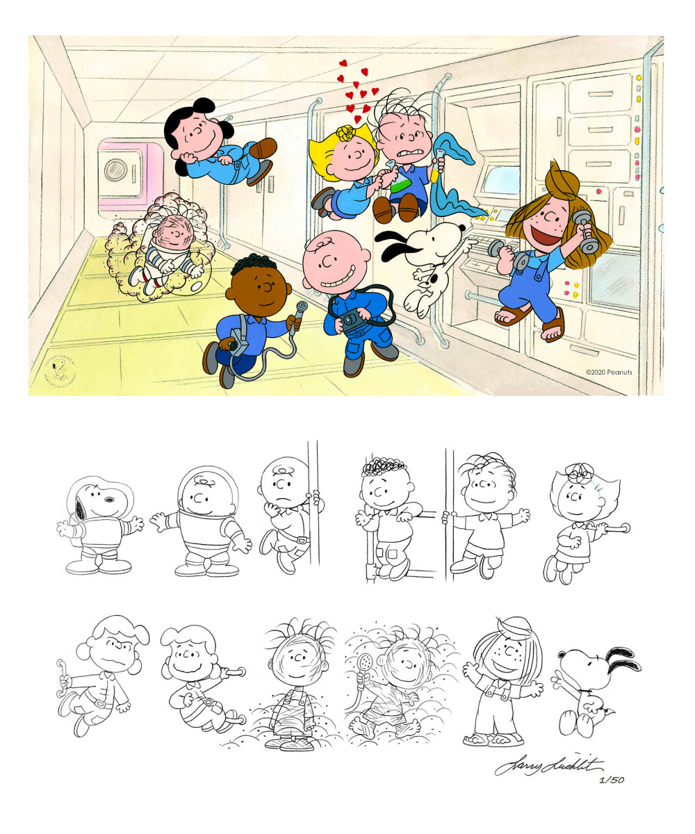 Charles Schulz - Esquisse originale signée de Lucy van Pelt Charles Schulz - Esquisse originale signée de Lucy van Pelt