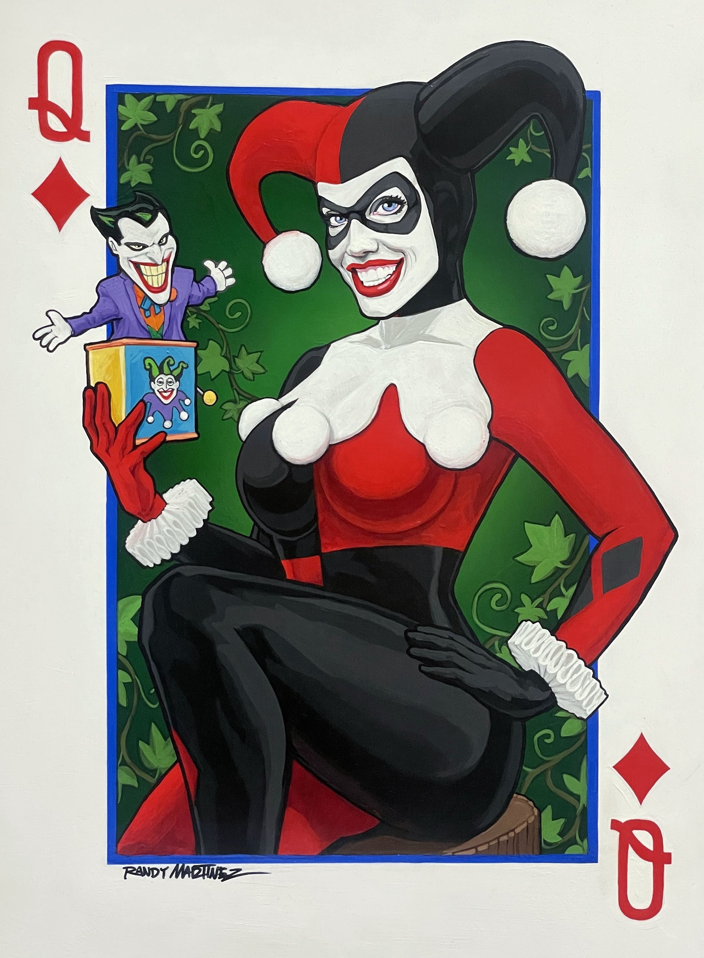 Harley quinn orders painting.