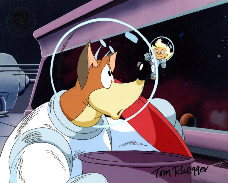 Cody Ruegger Animaniacs Original Production Cel Signed by Tom Ruegger: Mindy, Butto ...