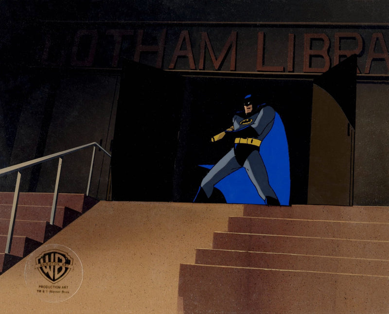 Batman The Animated Series Original Production Cel On Original