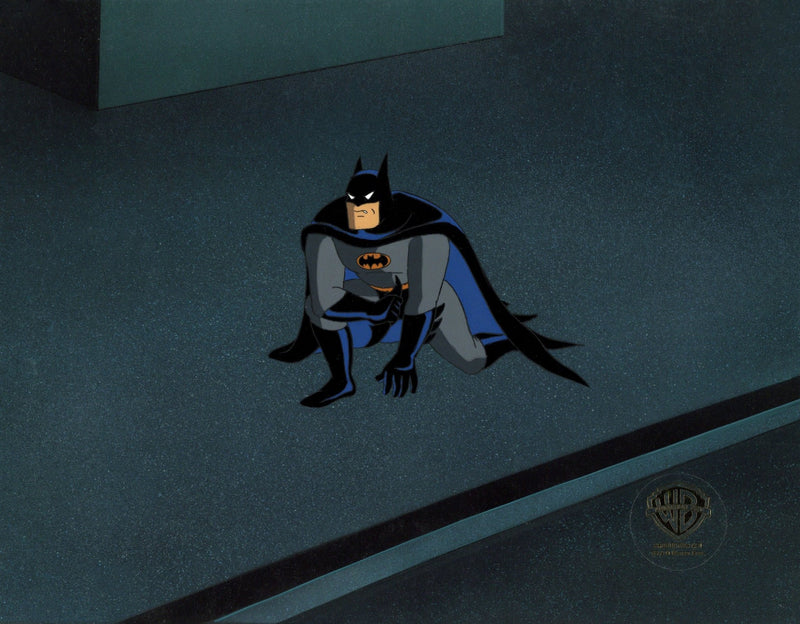 Batman The Animated Series Original Production Cel on Original Backgro ...