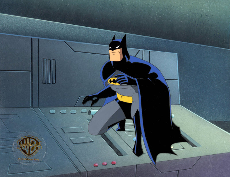 Batman The Animated Series Original Production Cel On Original Backgro ...