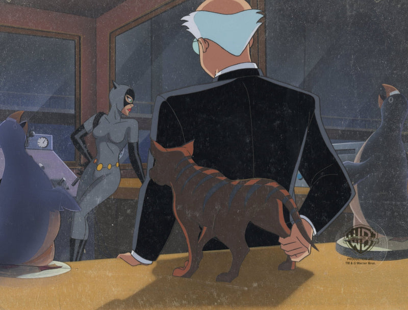 Batman The Animated Series Original Production Cel On Original Backgro ...