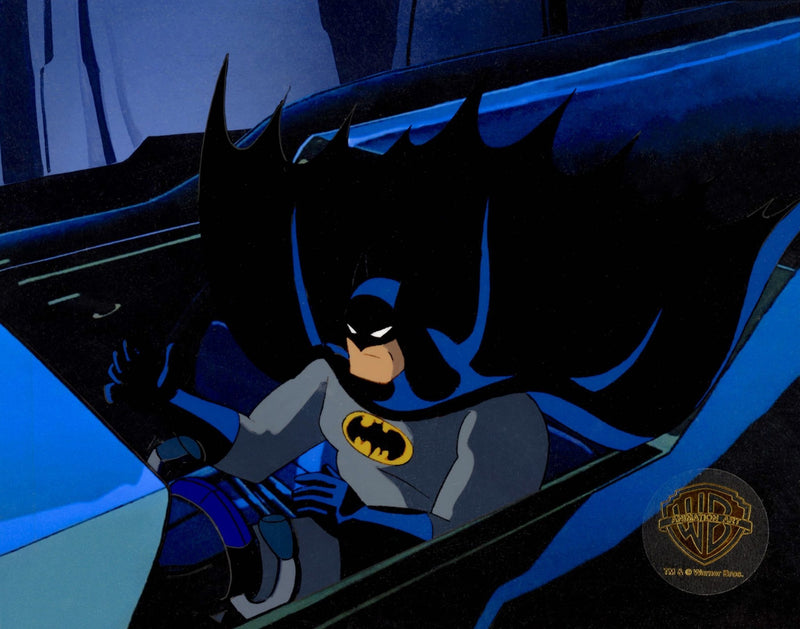 Batman The Animated Series Original Production Cel On Original Backgro ...