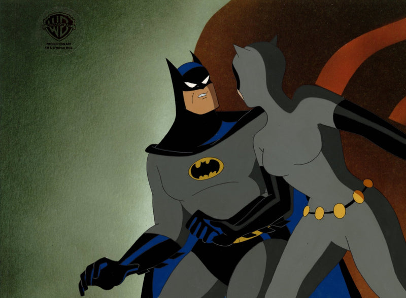 Batman The Animated Series Original Production Cel with Matching Drawi ...