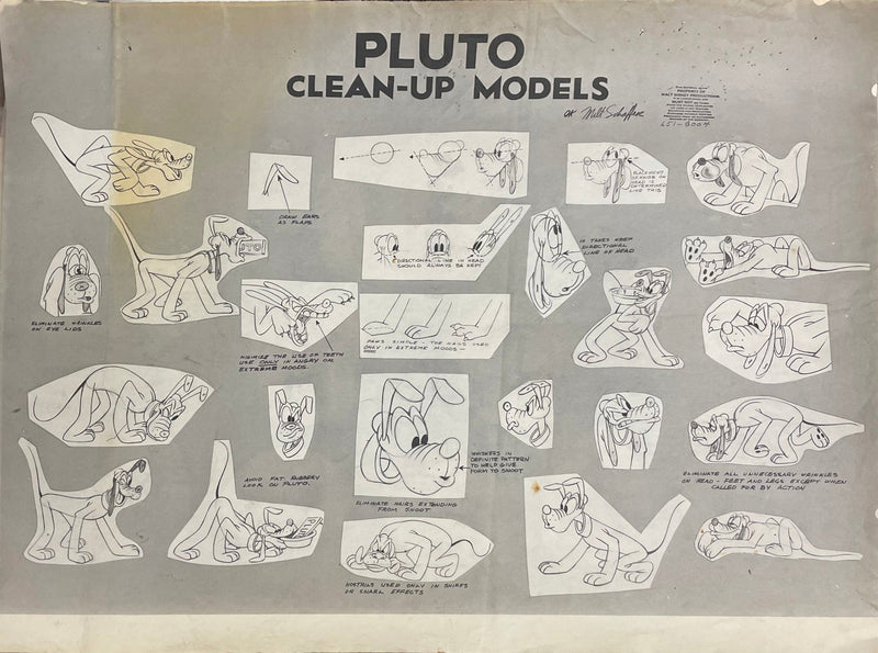Pluto's Party Stat Model Sheet: Pluto (Oversize) – Choice Fine Art