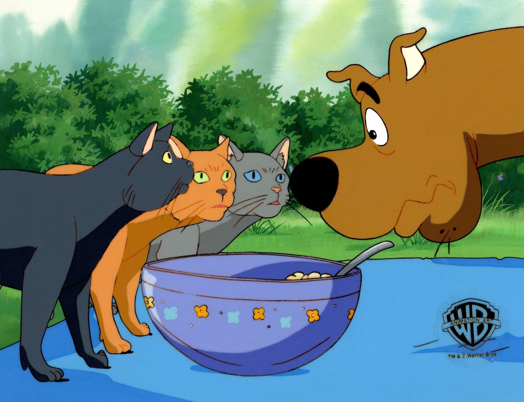 Scooby-Doo on Zombie Island Original Production Cel on Original