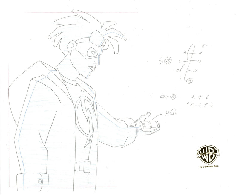 Static Shock Original Production Drawing: Static – Choice Fine Art