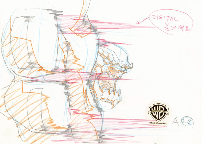 Superman Doomsday Original Production Drawing: Doomsday – Choice Fine Art