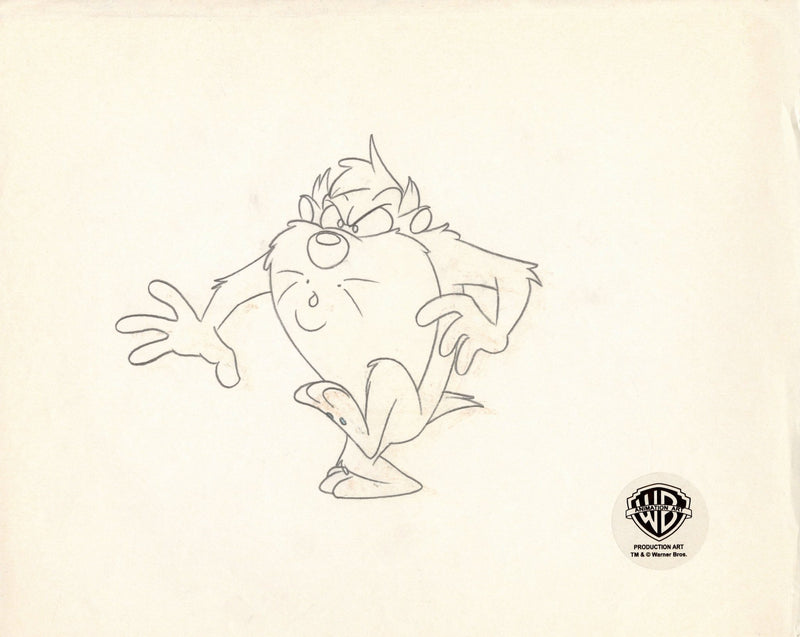 Taz-Mania Original Production Drawing: Taz – Choice Fine Art