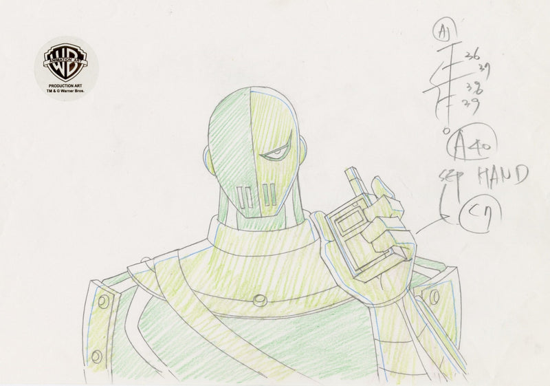 Teen Titans Original Production Drawing: Slade – Choice Fine Art