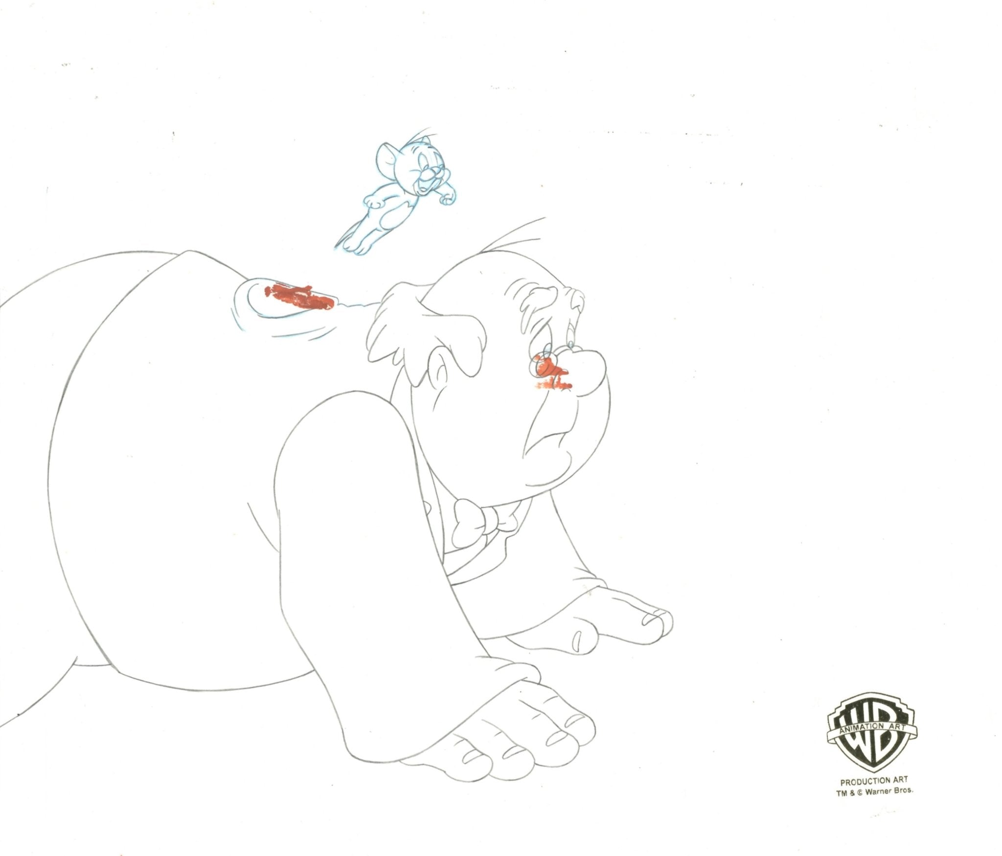 Tom And Jerry Script Writing Tom And Jerry The Movie Original Production Drawing: Jerry, Dr. Applec ...