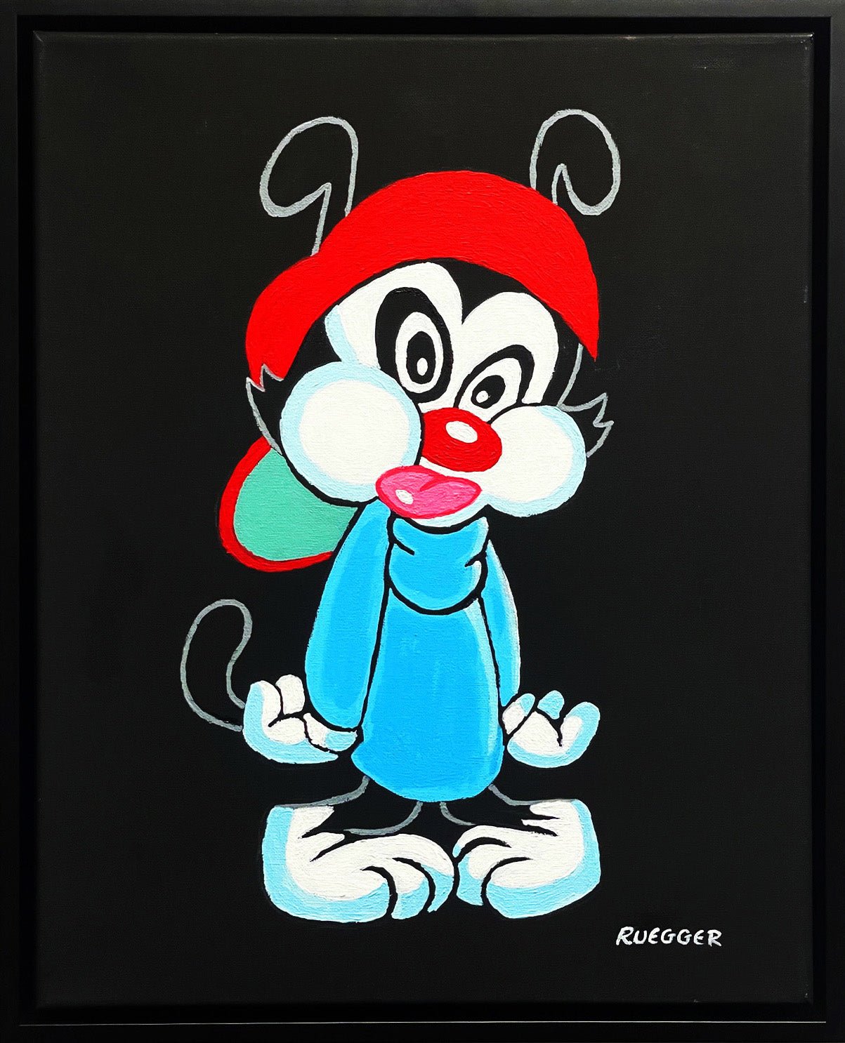 Summer Ruegger Tom Ruegger Original Acrylic Painting on Canvas: Wakko – Choice Fine Art