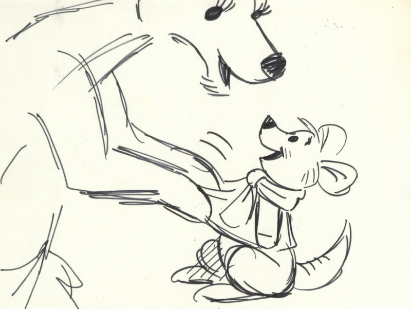 Winnie the Pooh and Tigger Too Original Storyboard: Kanga, Roo – Choice ...